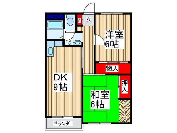 ビュー光ヶ丘の物件間取画像